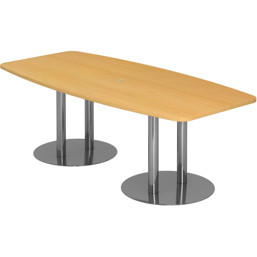 Schreibtisch Office buche Holzwerkstoff Höhenverstellbar B 220 T 103 cm