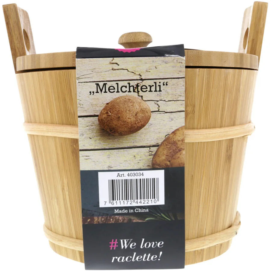 Nouvel Kartoffelkorb Traditional Braun Bambus