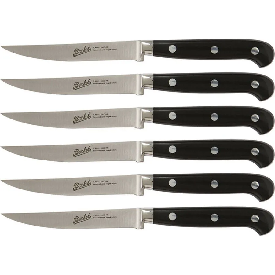 Berkel Steakmesser-Set Adhoc schwarz Stahl