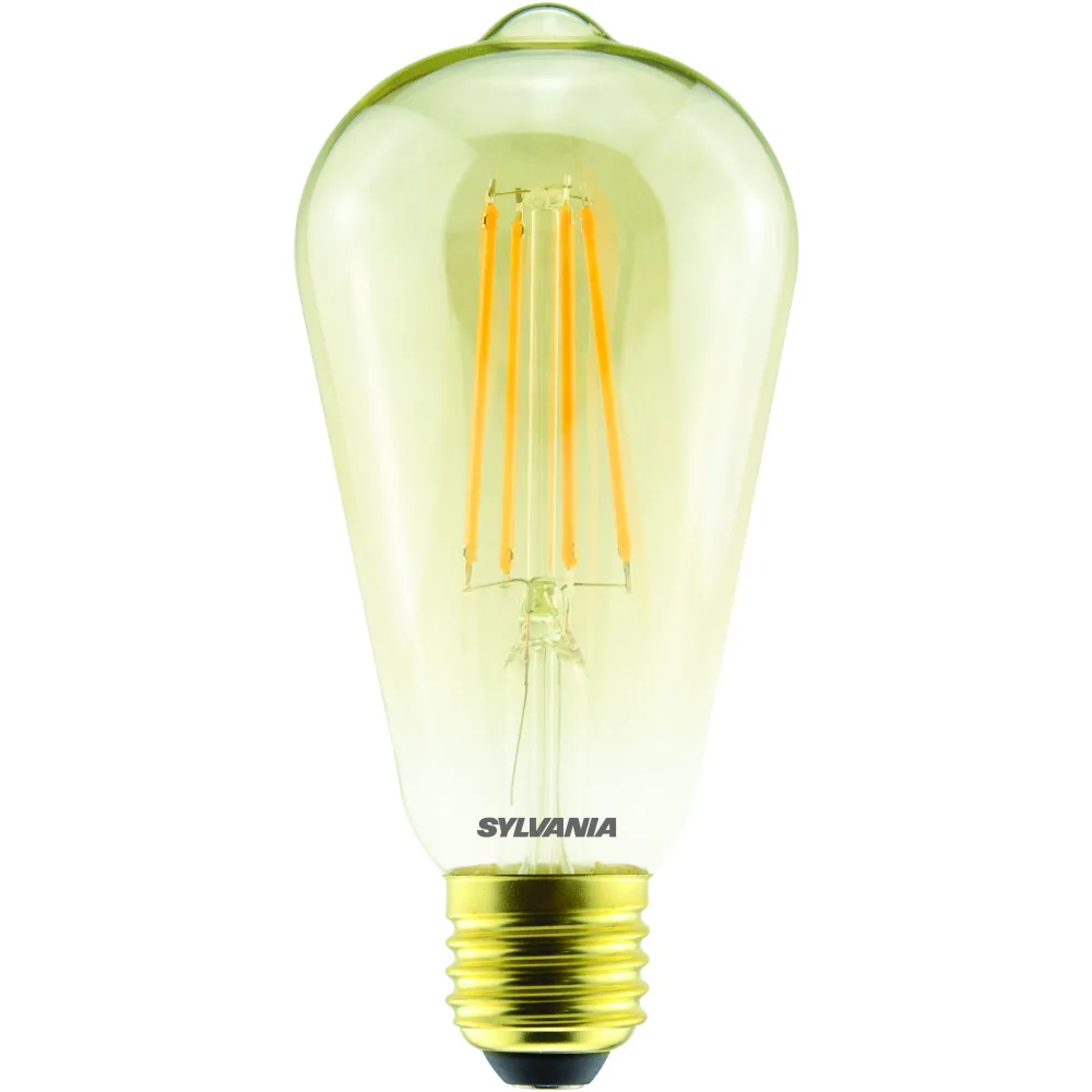 Navigationslampa ToLEDo Retro ST64 Golden Dim 560lm 825 E27