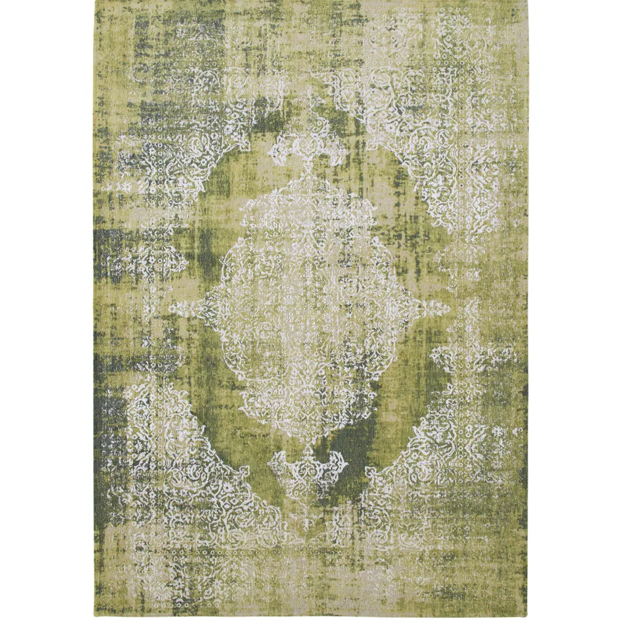 Teppich Kirman Grün, Beige, Weiss Anderes Muster Polyester 80 x 150 cm