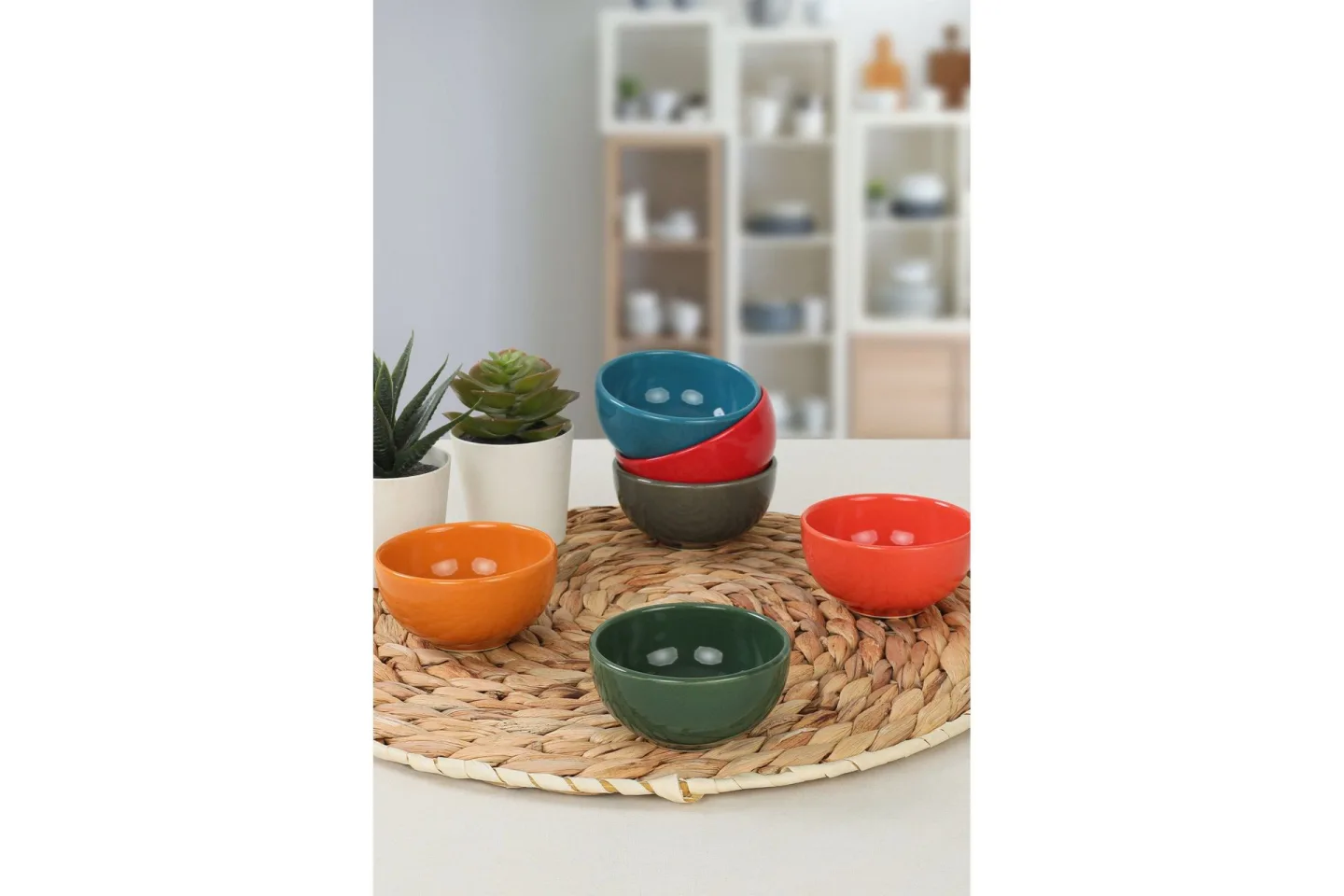Karshana Djup Tallrik 8 cm - Flerfärgad