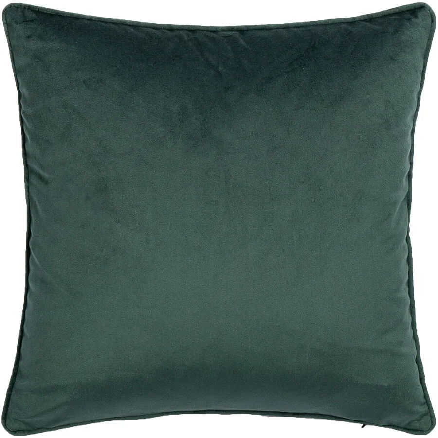 Zierkissen Hanna 45x45cm dunkelgrün - Material: Leinen