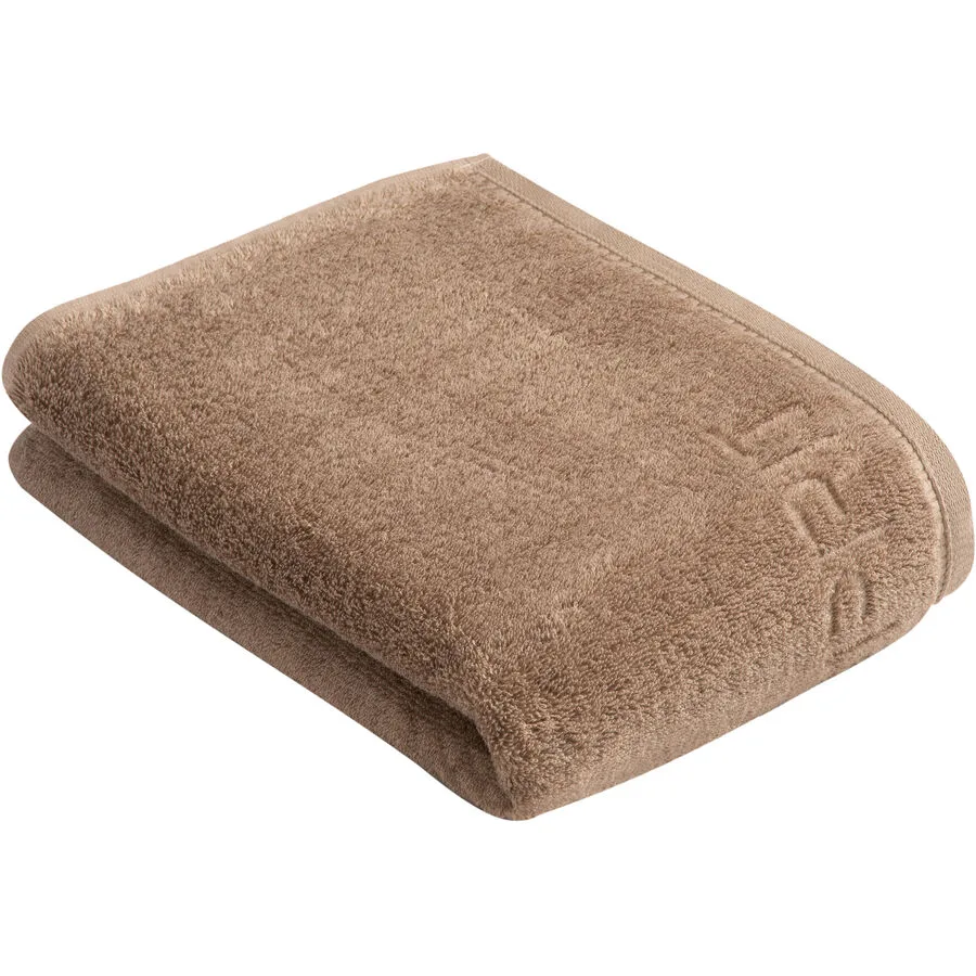 Esprit Duschtuch Modern Solid mocca Baumwolle