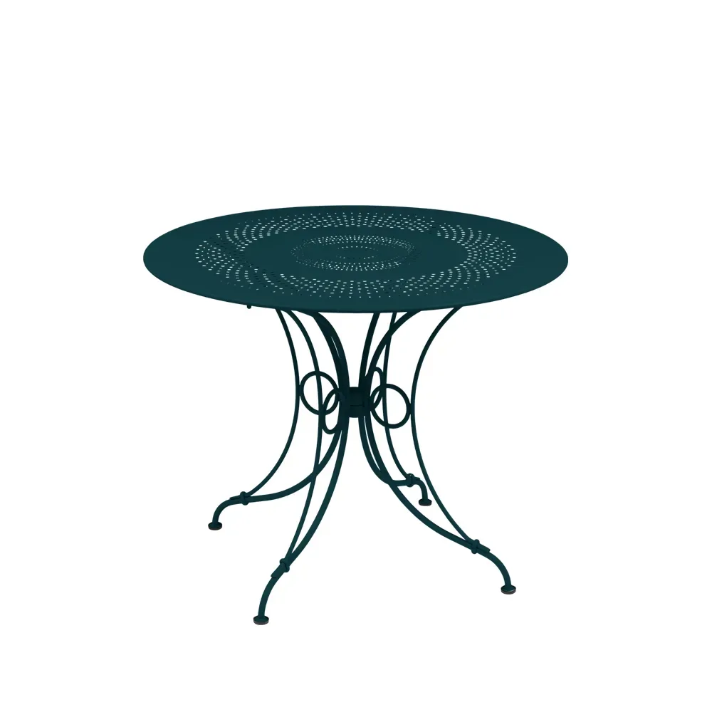 Fermob 1900 bord Ø96 cm Acapulco blue (blå)
