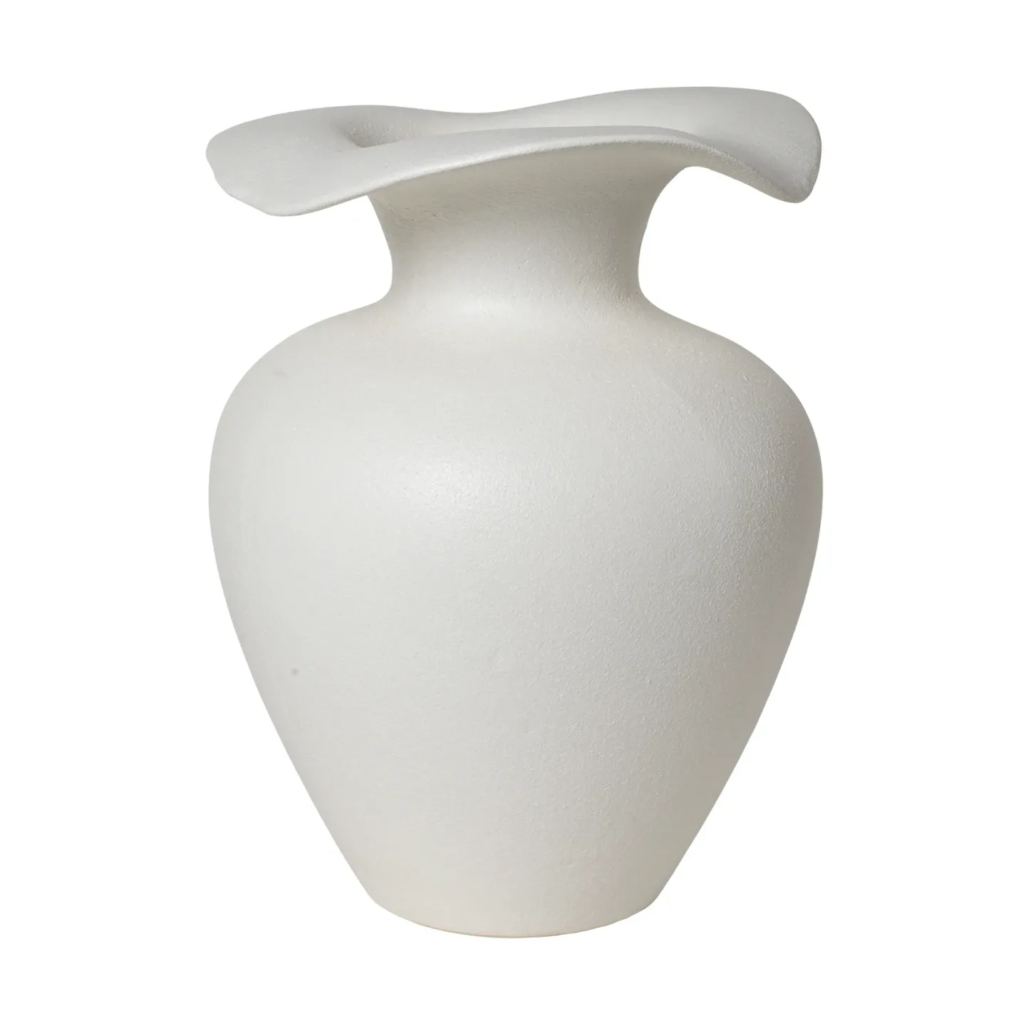 Broste Copenhagen Florentina Vase M 32 cm White