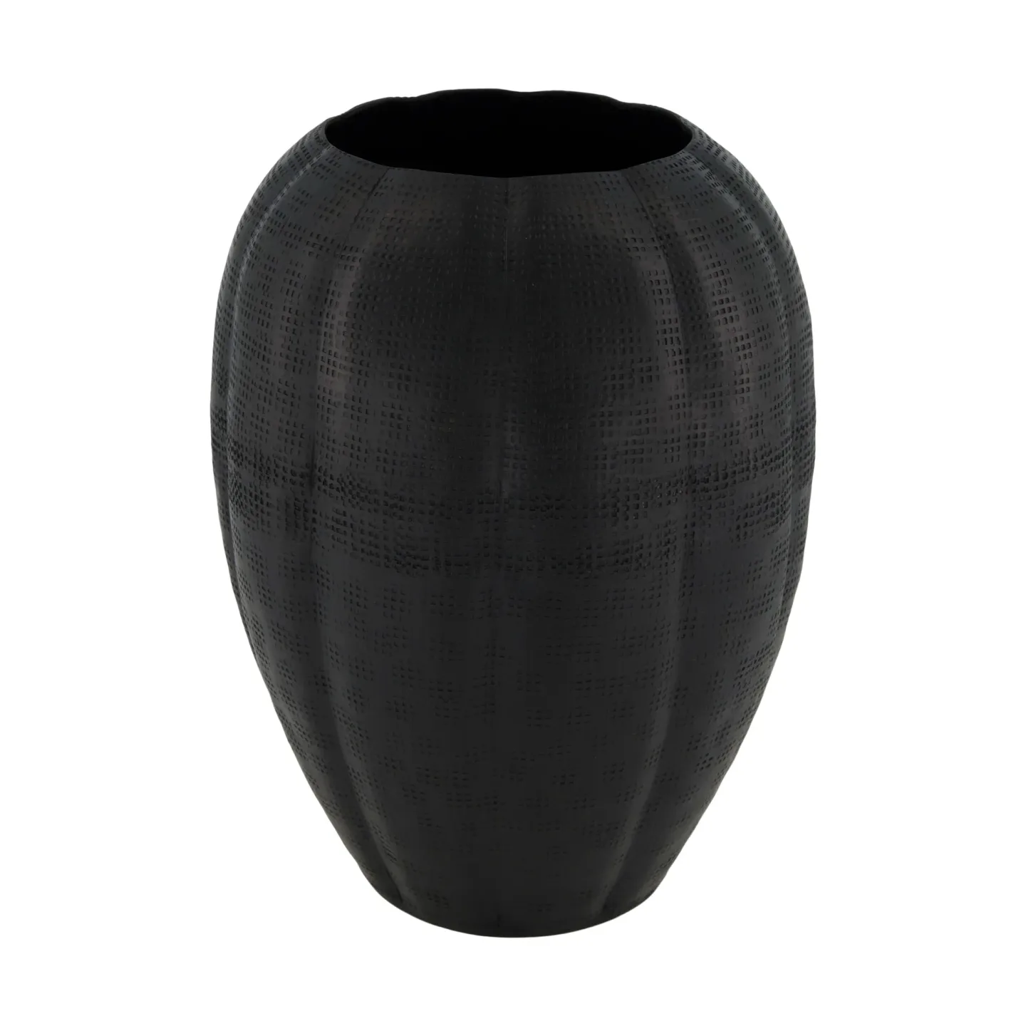 Decofinder Vase Aluminium, Schwarz | Schubiger Möbel