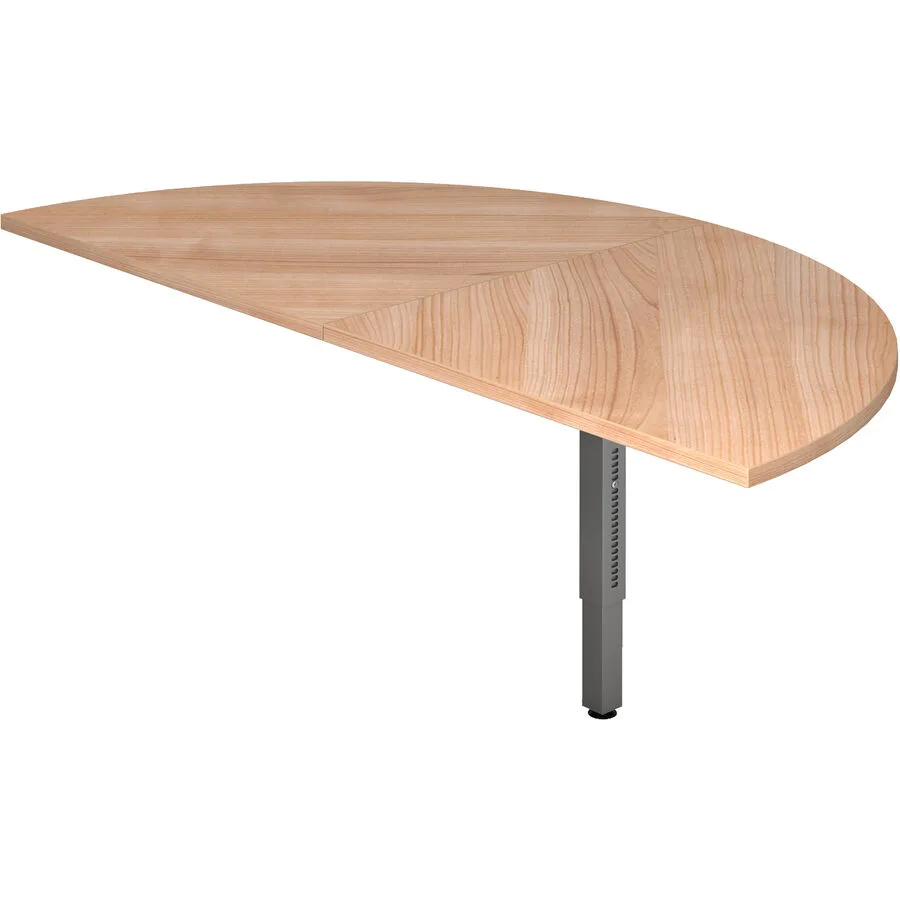 Anbautisch Office nussbaum Holzwerkstoff B 160 T 80 cm