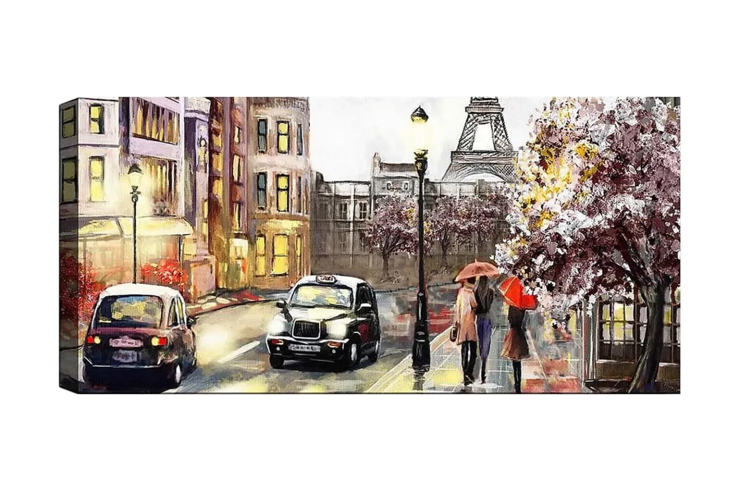 Canvastavla YTY Cities & Countries Flerfärgad - 120x50 cm