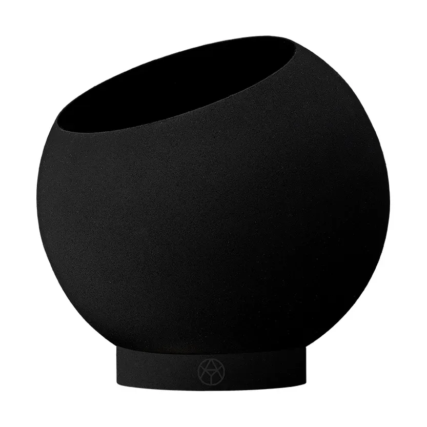 AYTM Globe Blumentopf Ø17cm Black