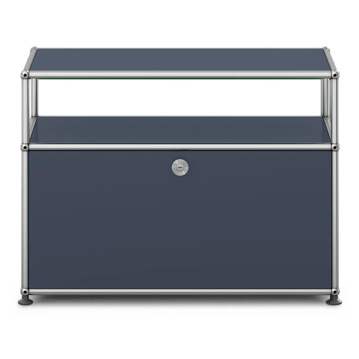USM - USM Haller Occasional Furniture O1 Anthracite - Sidobord - Fritz Haller & Paul Schärer - Grå - Metall