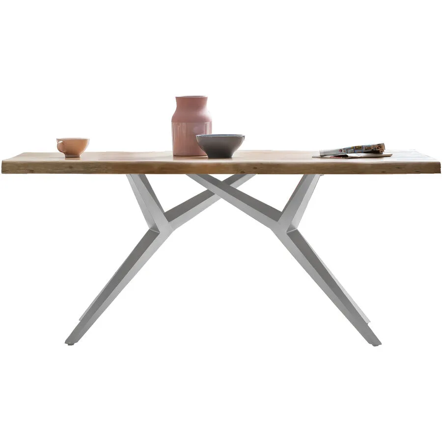 Esstisch Yael natur Mangoholz Massivholz B 240 T 100 cm