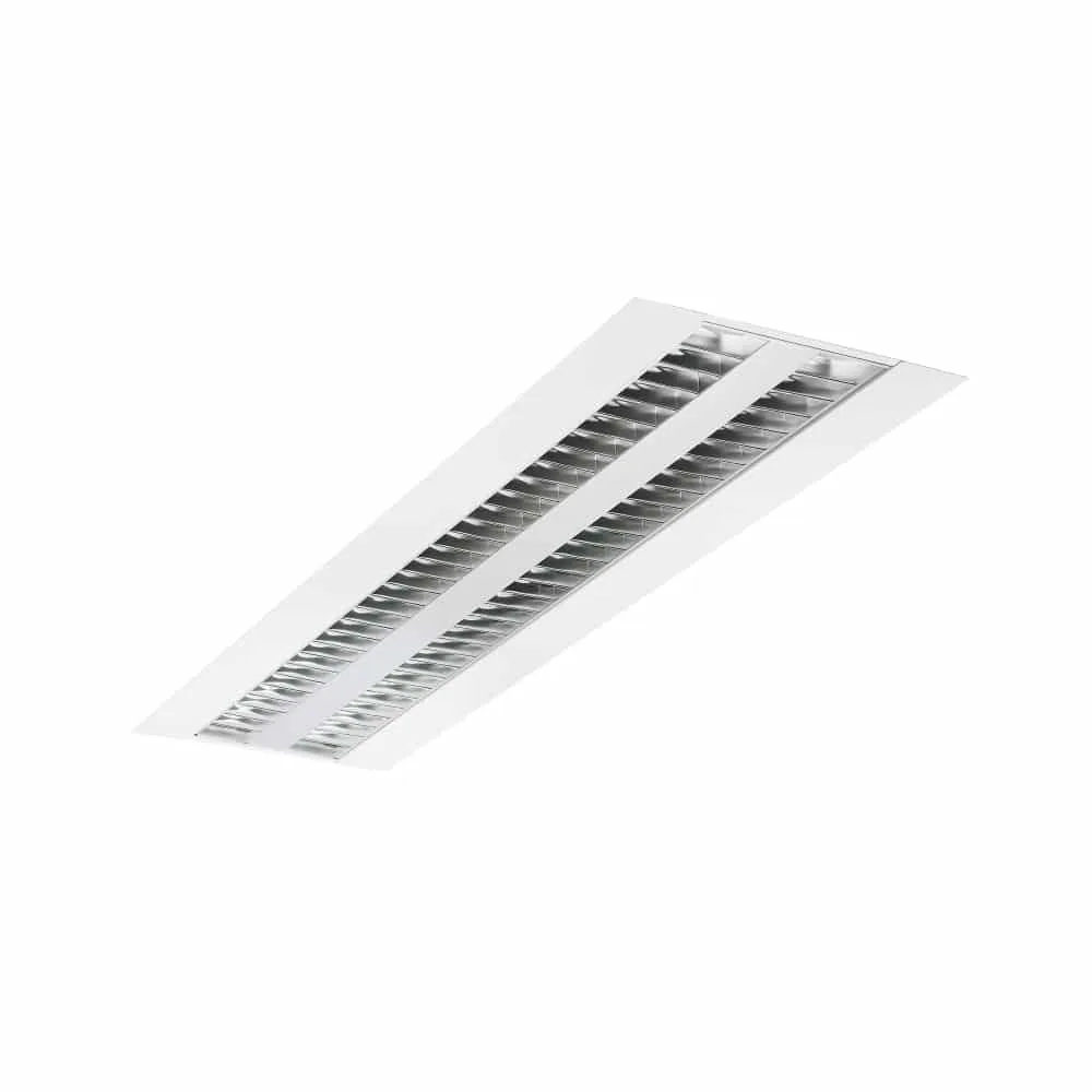 Sylvania Rana LED Recessed 1250 HO 4000K Louvre+Prismatic Dali Vit G2