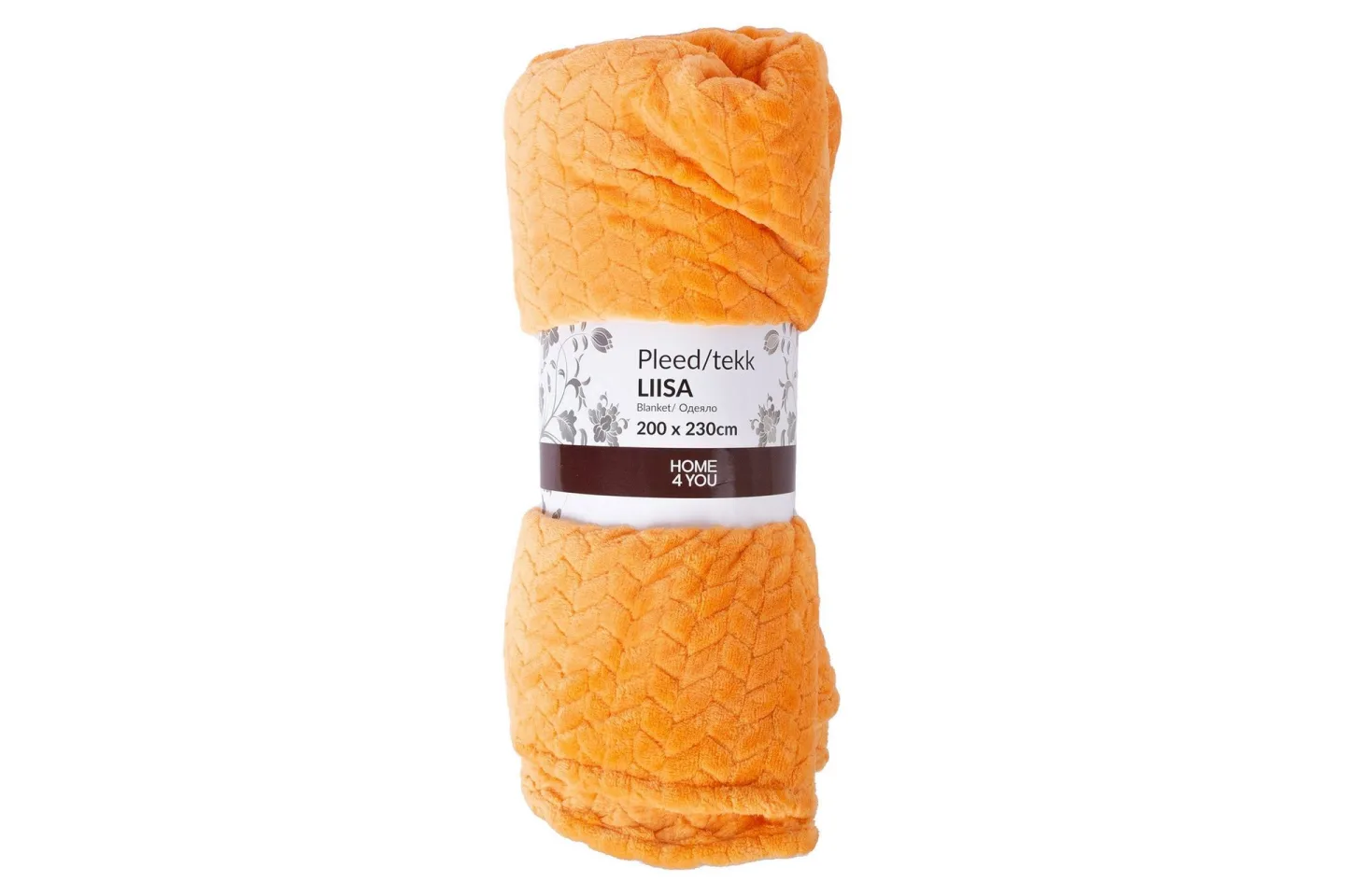 Liisa Filt XL 200x230 cm Orange -