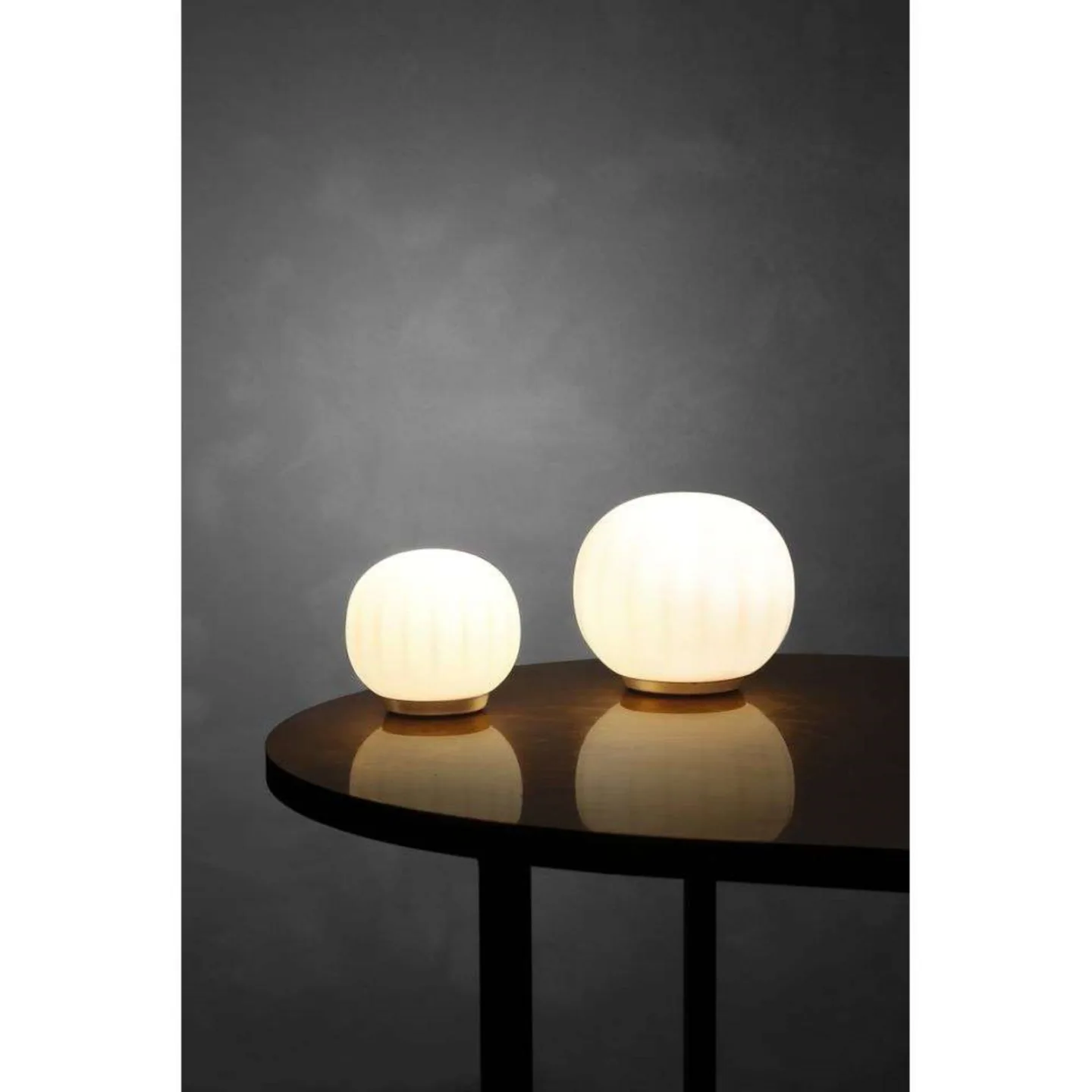 Lita Bordlampe Ø14 Brass - Luceplan - Stue - Glass