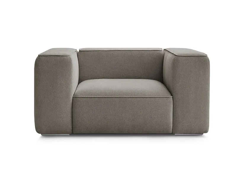 Sessel BOBOCHIC ZEPHYR Stoff mit Textur taupe