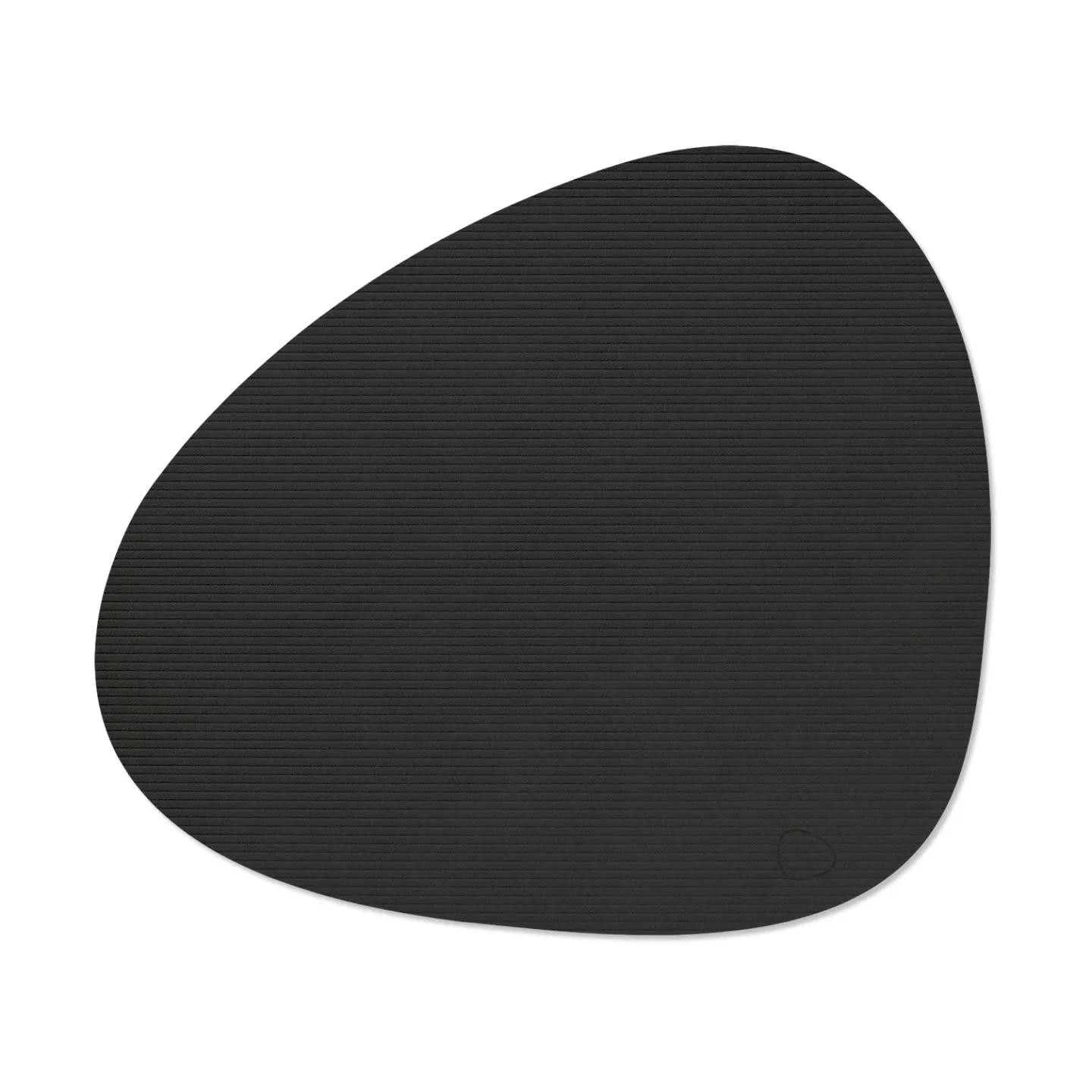 LIND DNA Corduroy Tischset curve L Black ink