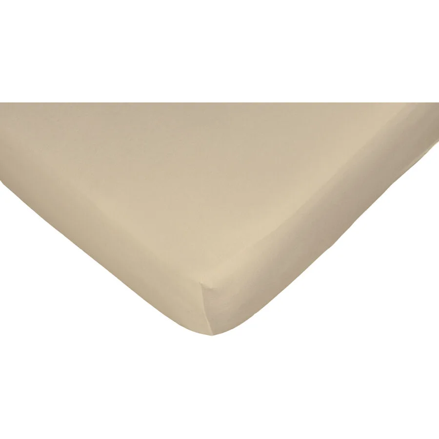 Nobilium Fixleintuch Nela écru 140 x 200cm - Material: 95% Baumwolle 5% Elasthan