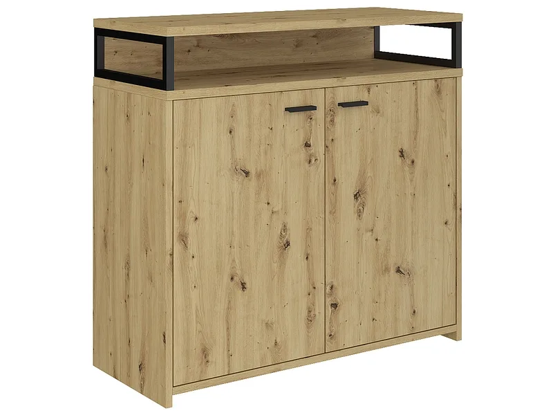 Kommode LIFE 2 Türen 38x90.6x87.8cm artisan eiche melamin