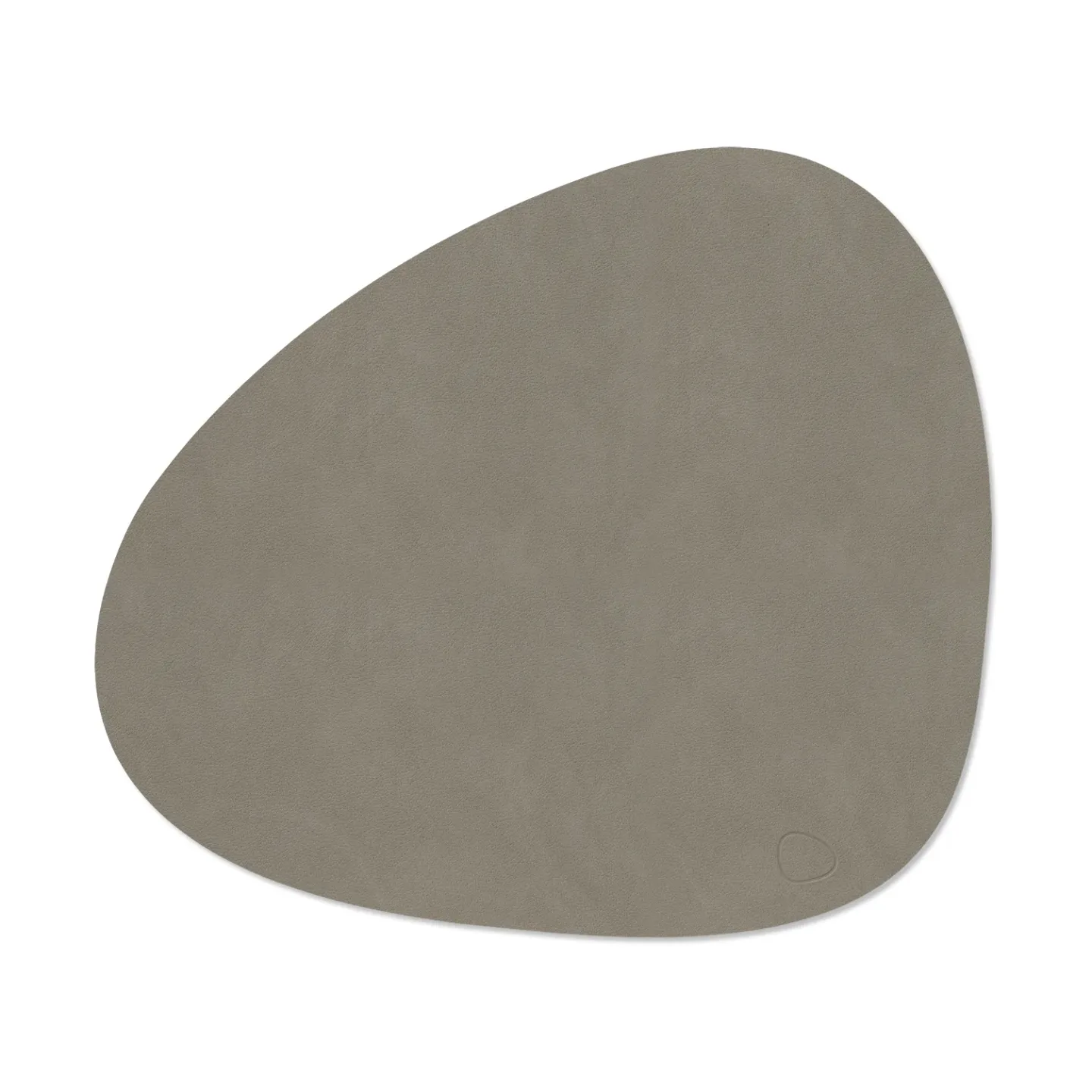 LIND DNA Nupo Tischset curve L Flint grey