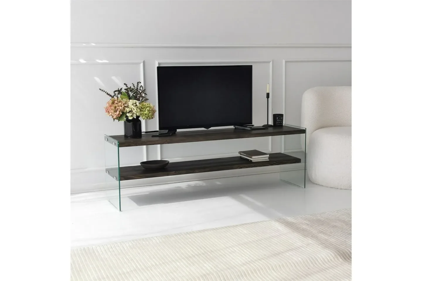 Lepinas Tv-bänk 140 cm - Antracit