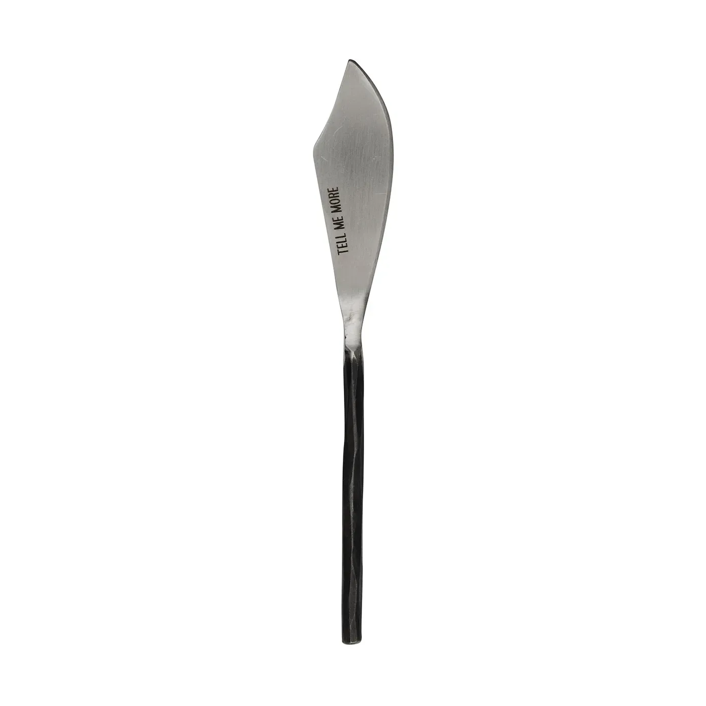 Tell Me More Steel Käsemesser small Unpolierter Stahl