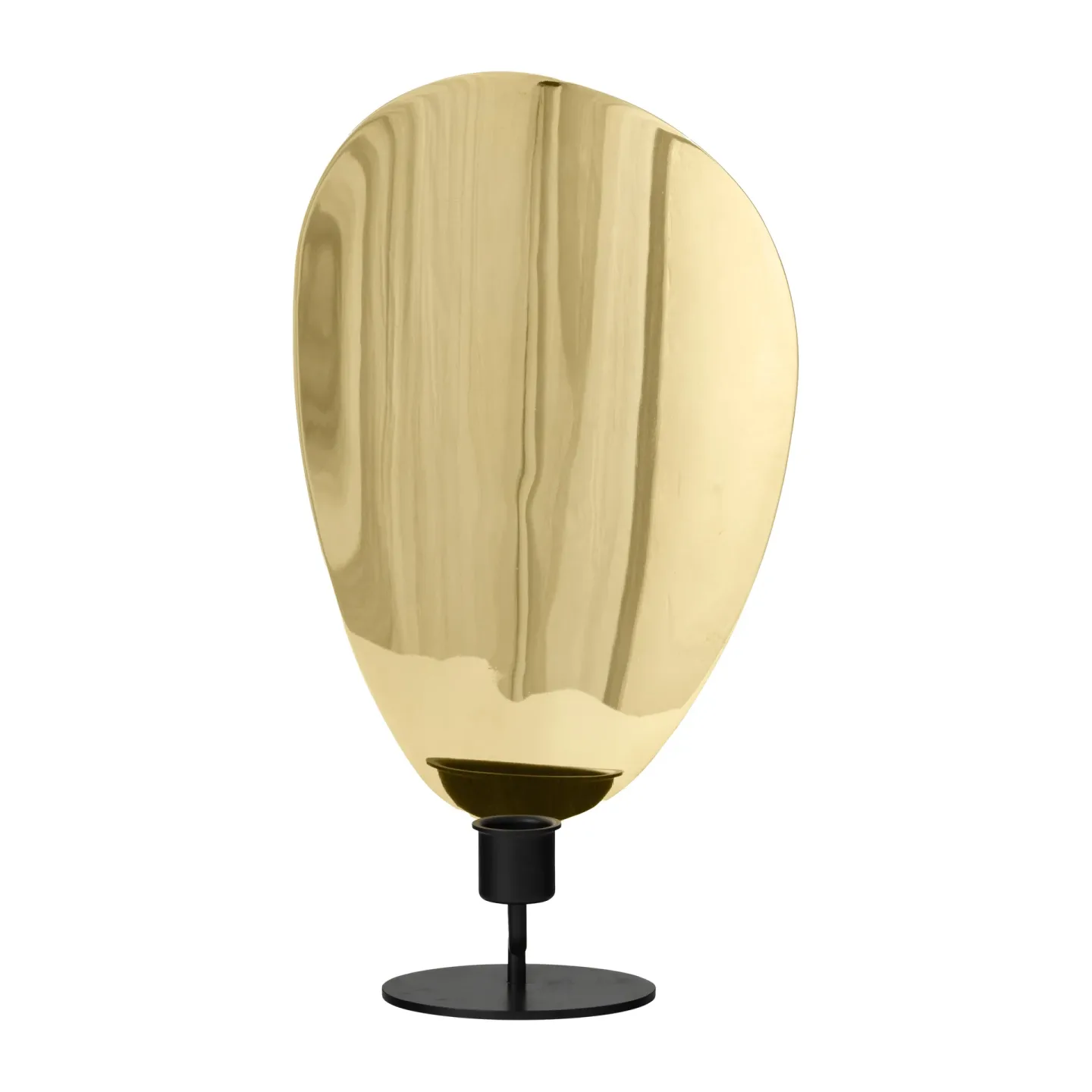Audo Copenhagen Flambeau ljusstake 30 cm Black-polished brass
