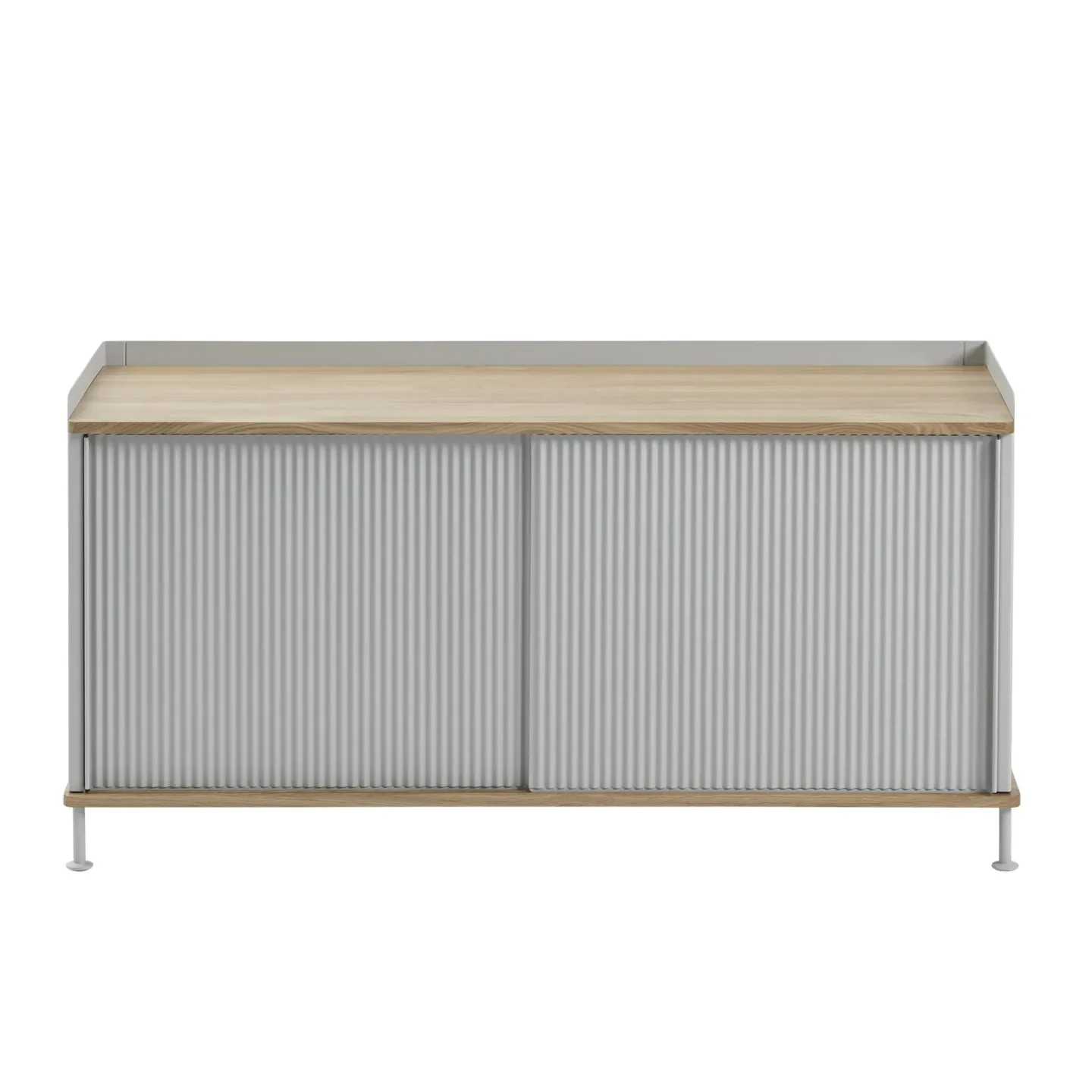Muuto Enfold Sideboard niedrig 125x45x63 cm Oak-Grey