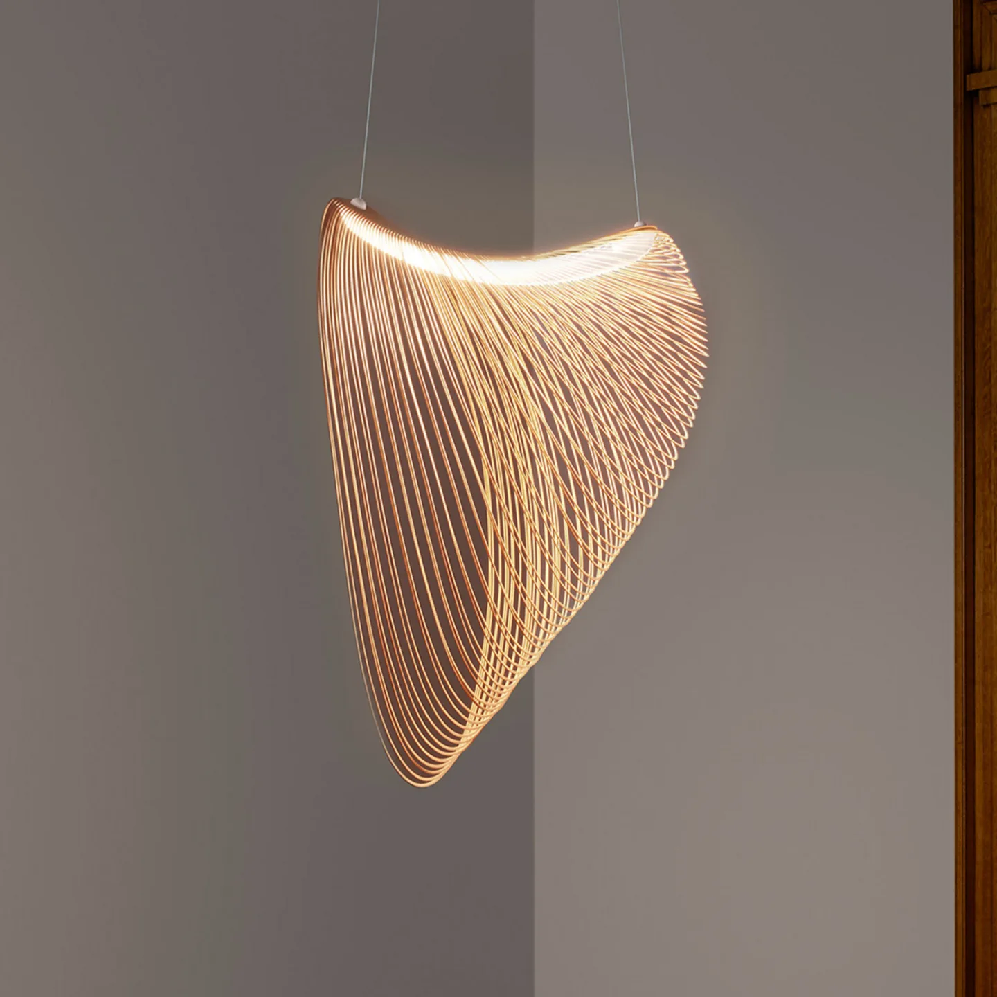 Luceplan Illan Pendelleuchte Birch, ø80cm