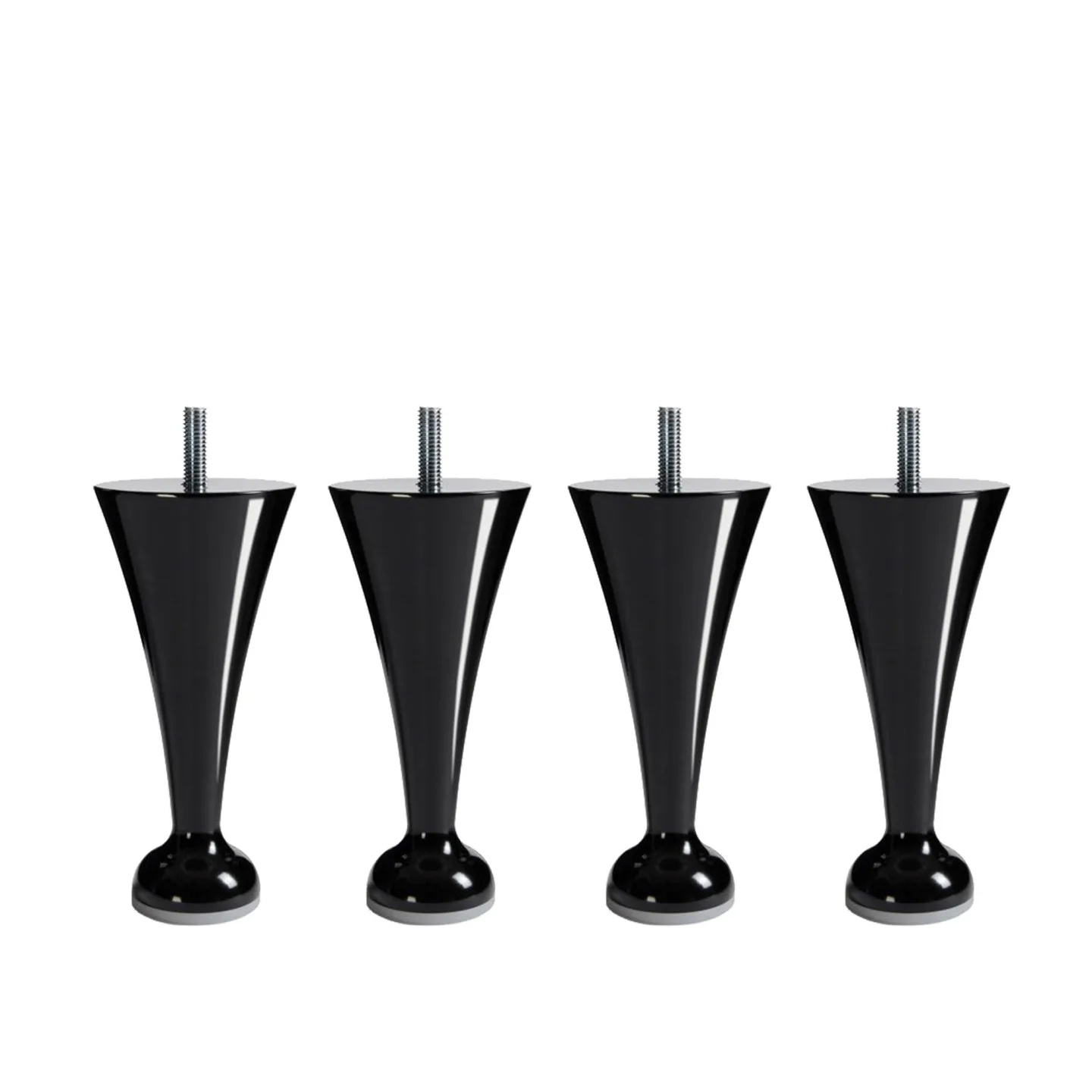 Carpe Diem Beds - Classic Sängben Black 17 cm - Sängben - Silver