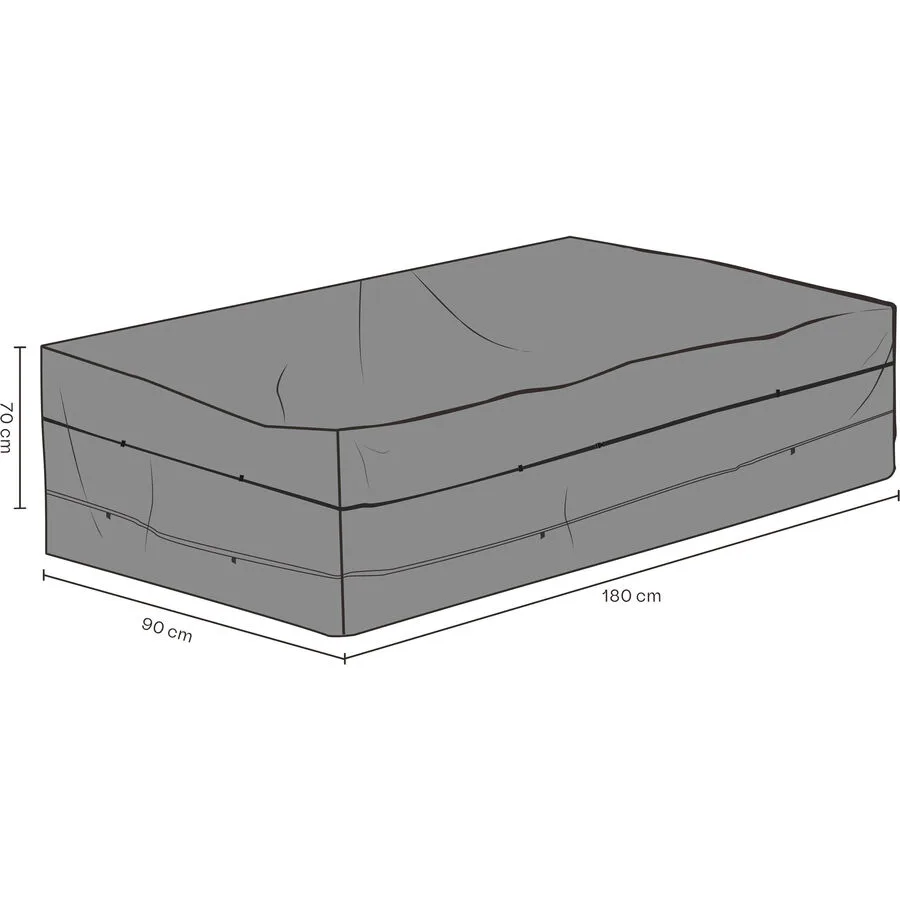 Schutzhülle Raina schwarz Polyvinylchlorid B 180 T 90 cm