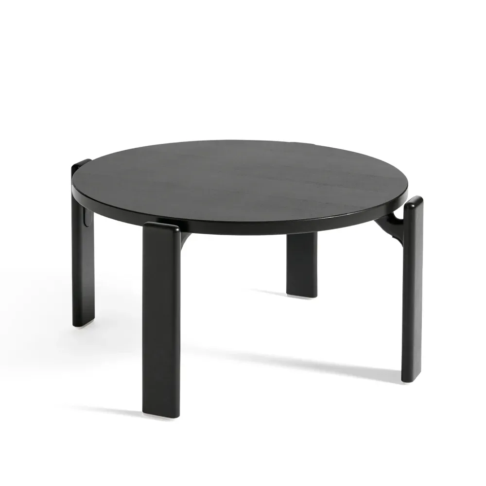 HAY Rey Couchtisch Ø66,5x32 cm deep black