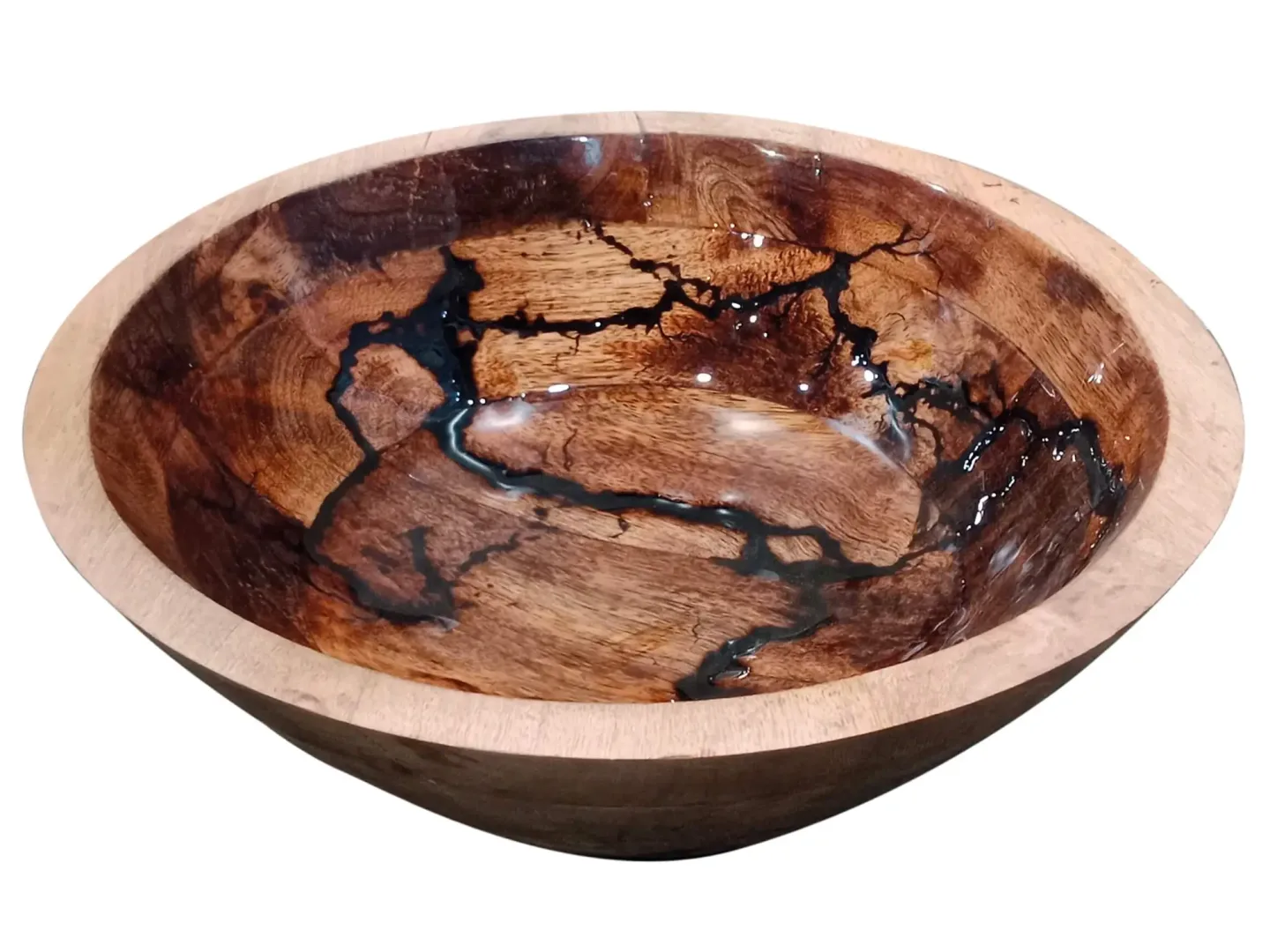 Decofinder Schale Holz D: 30 cm | Schubiger Möbel