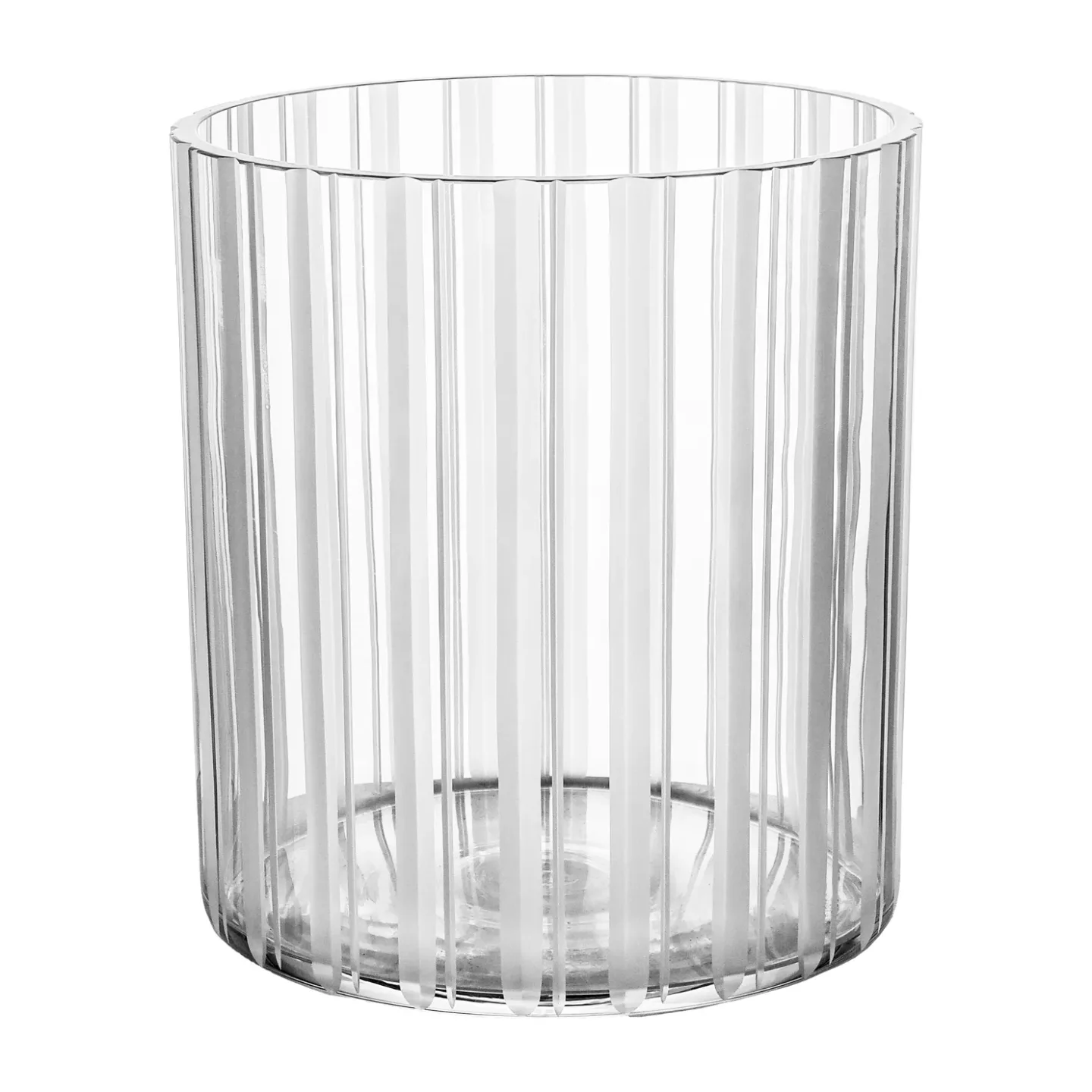 Orrefors Cut in number Vase 20cm Streifen