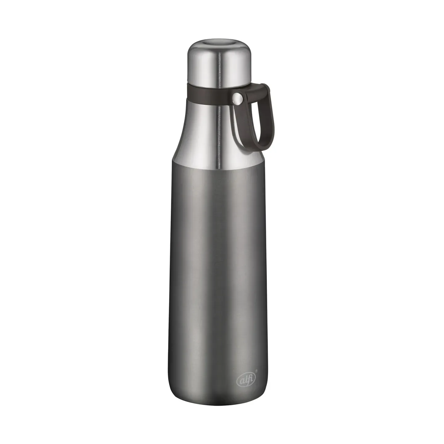 Alfi City Wasserflasche doppelwandig 0,5 l Grauer Satin