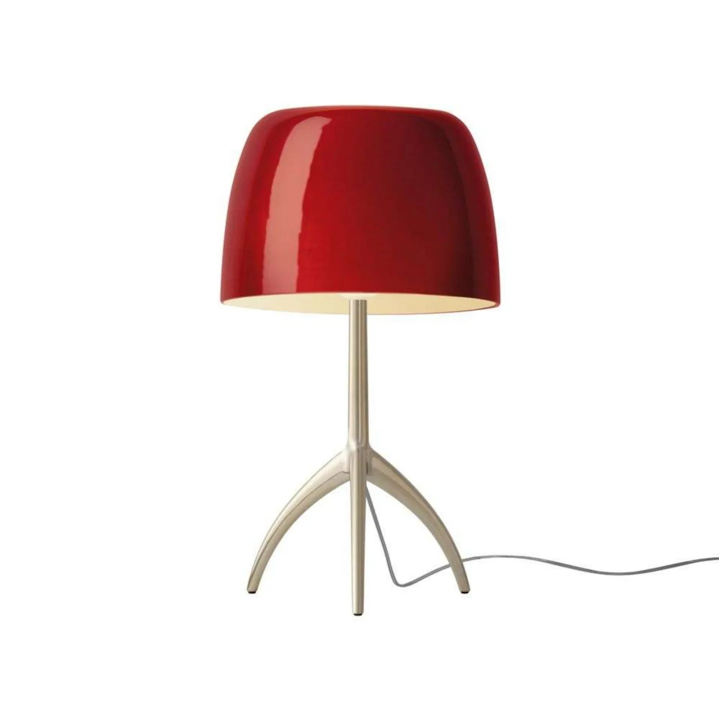 Lumiere Grande Tischleuchte, gold/rot, 45 cm - Foscarini - Wohnzimmer - Aluminium
