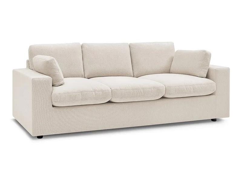 3er Sofa BOBOCHIC BELAIR Stoff beige