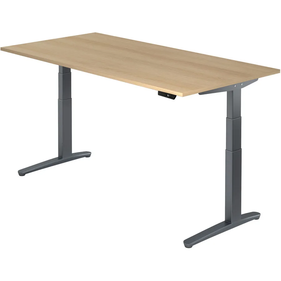 Schreibtisch Office Eiche Dekor Holzwerkstoff B 200 T 100 cm