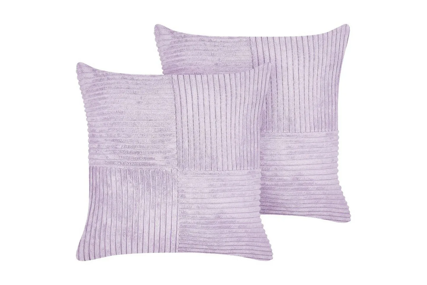 Prydnadskuddar Millet set om 2 Violett, Fyrkantig - Violett, Fyrkantig