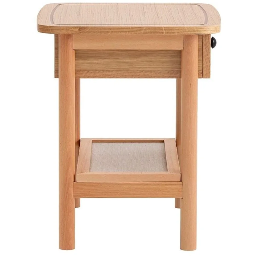 Nachttisch Uyumak natur Holzwerkstoff B 55 H 55 cm