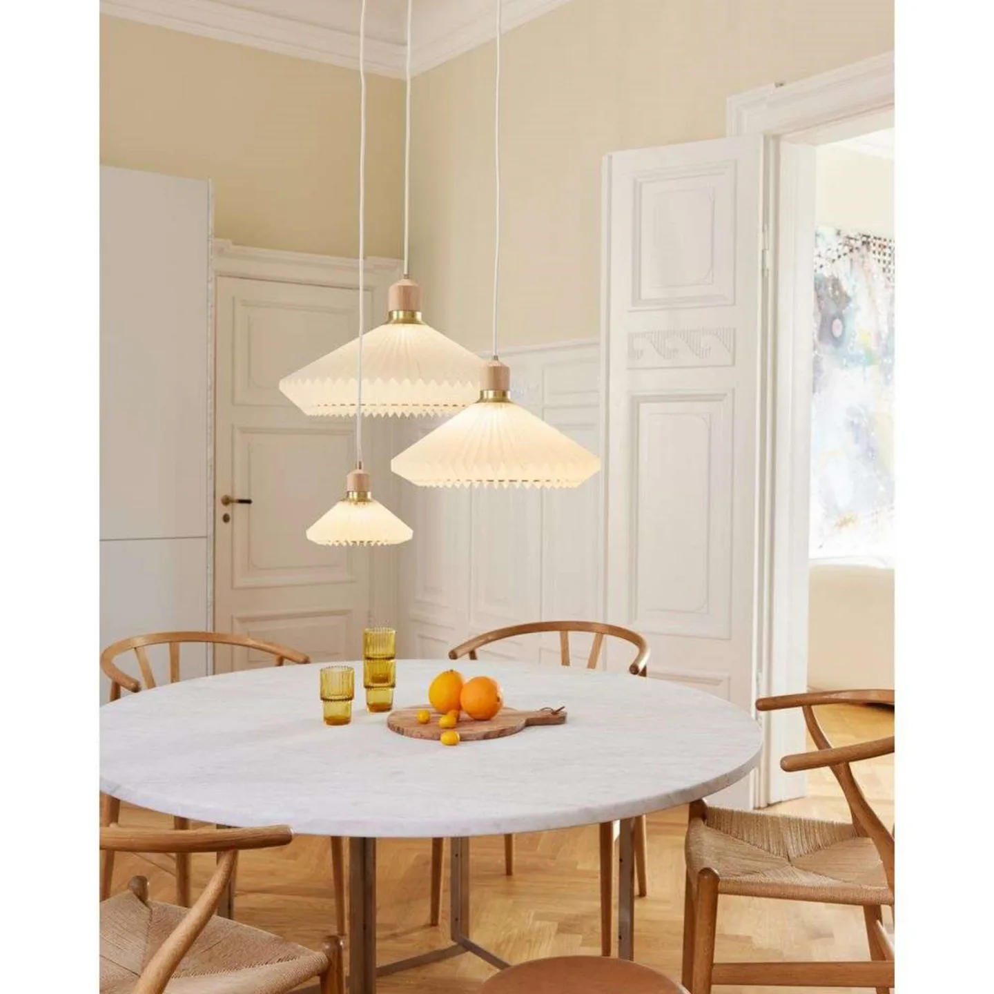 Paris Pendel Ø24 Green/Black -Halo Design - Spisestue - Plast