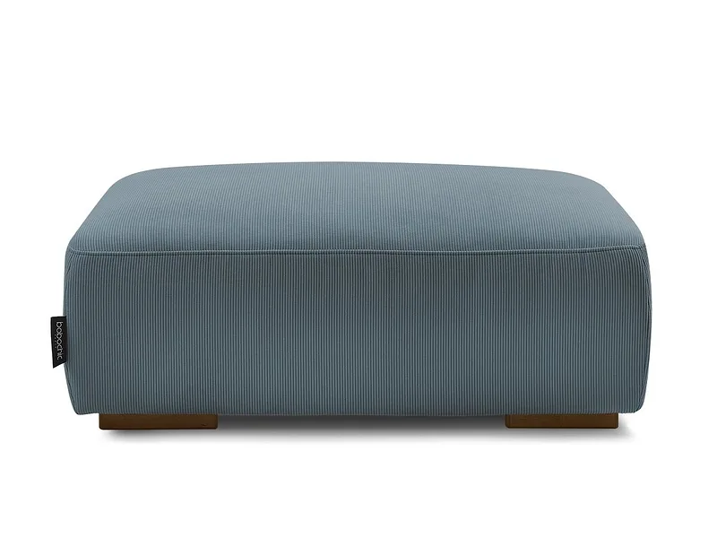Hocker BOBOCHIC SIDONIE 70x100x40cm cord-stoff dunkelblau