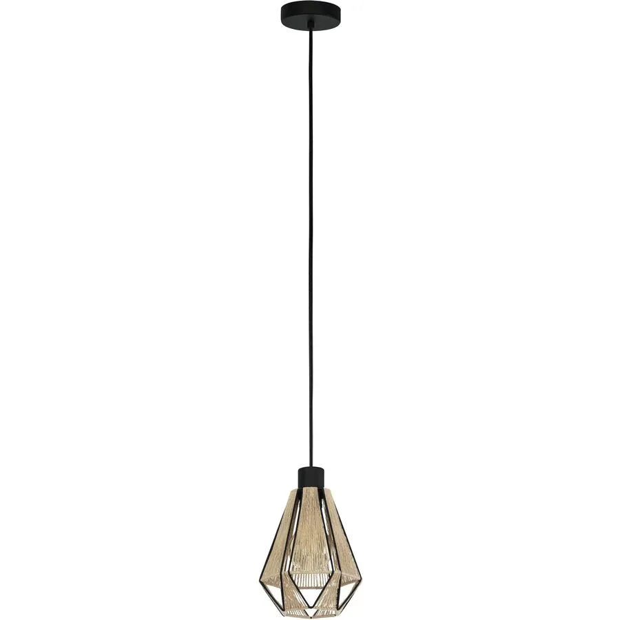 Eglo Pendellampe Adwickle Schwarz Stahl 14.5 cm 110 cm