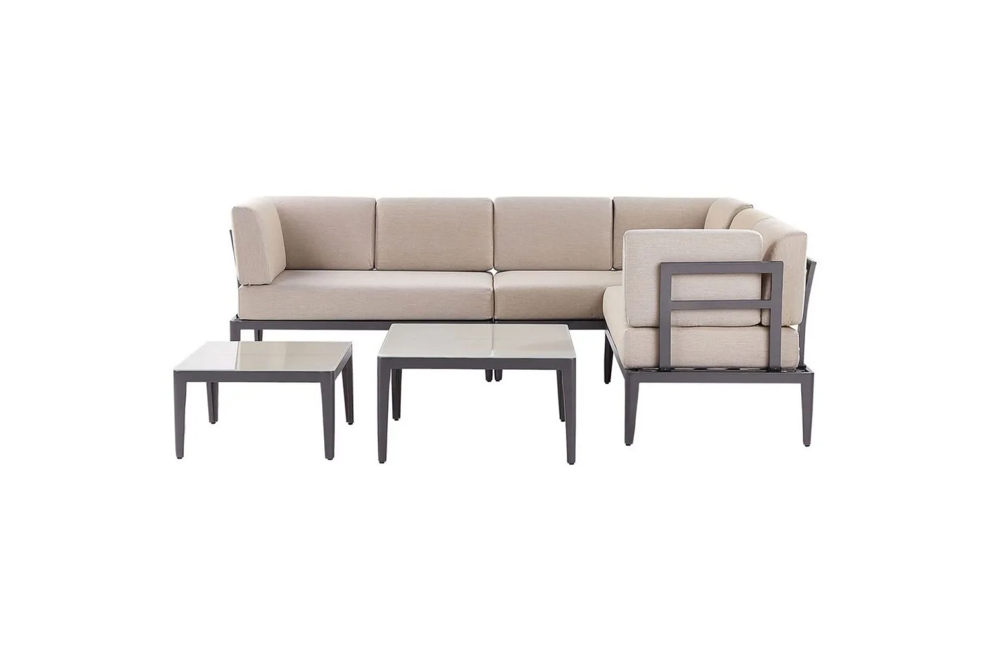 Loungegrupp Rima III Grå/beige - Grå/beige