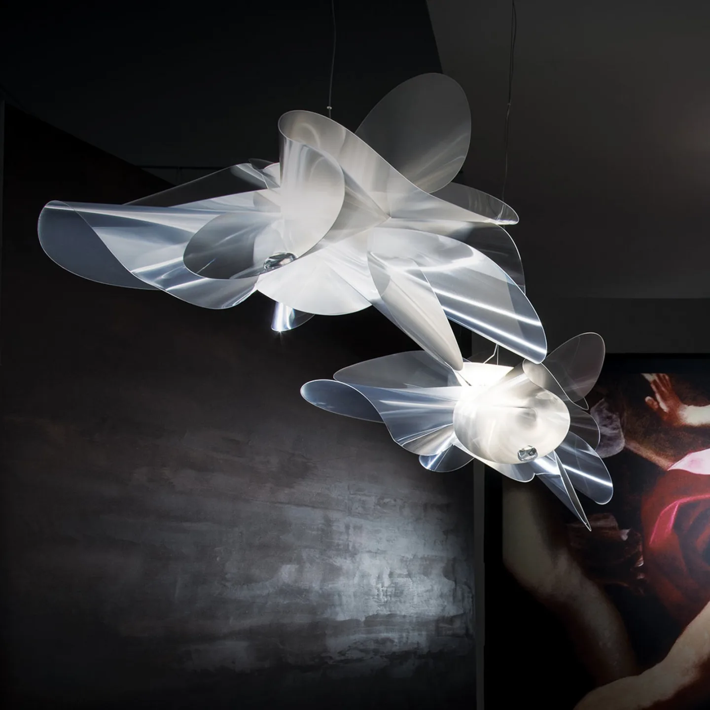Etoile Pendelleuchte L - Slamp Étoile - Wohnzimmer - Design - Kunststoff - Einflammig