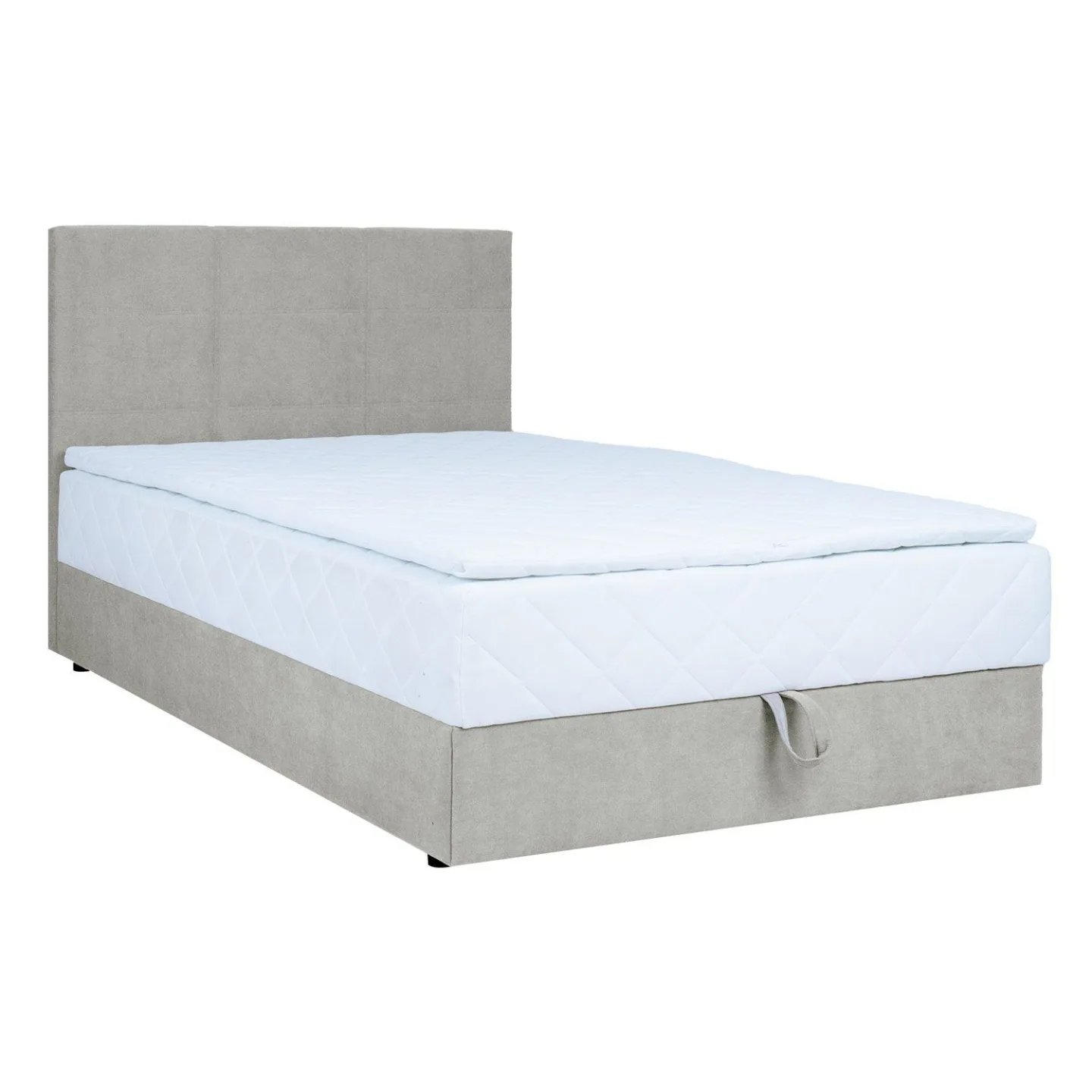 Kontinentalsäng Kalen med madrass 140x200 cm - mörkbeige