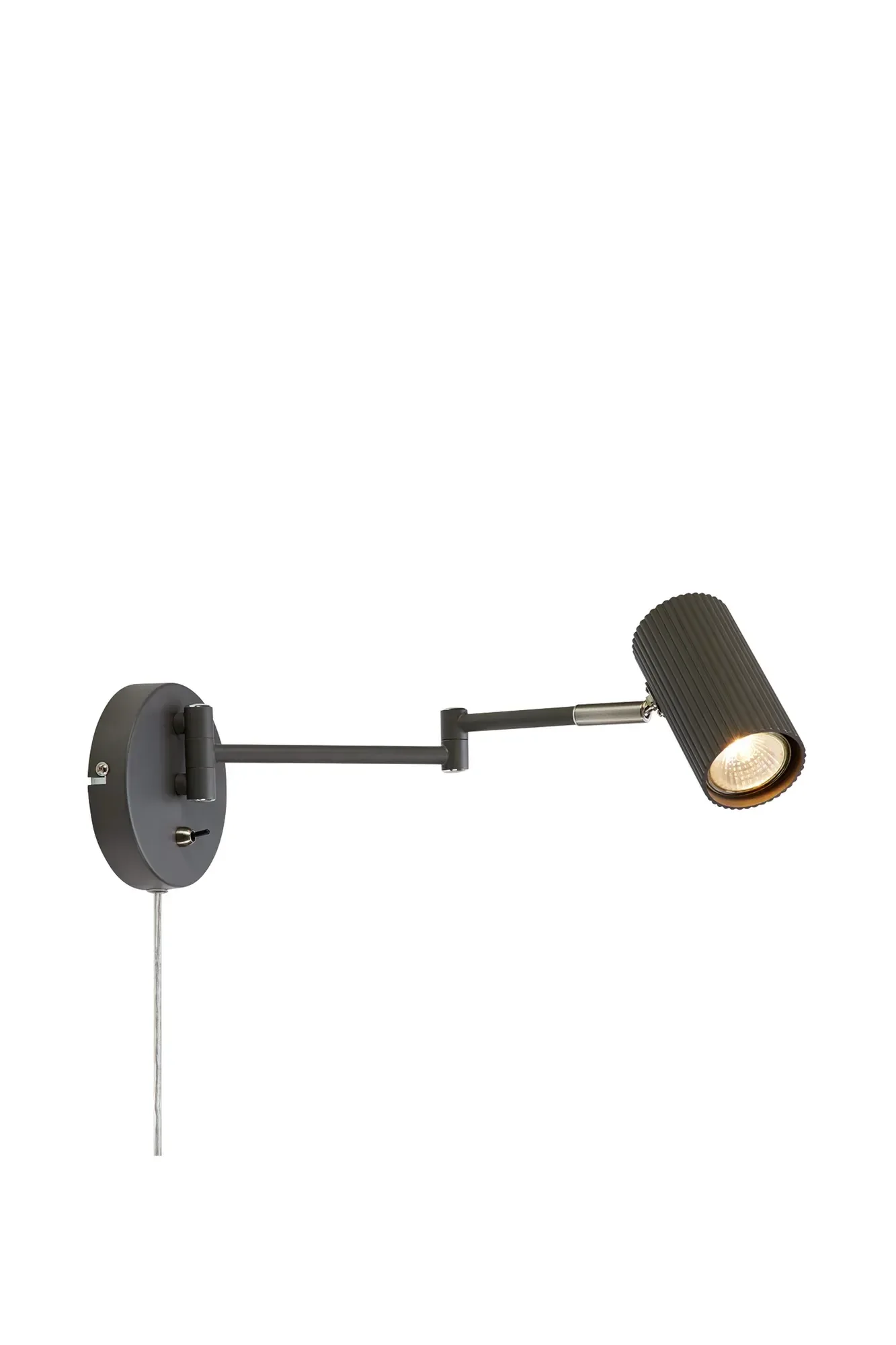Costilla Wandleuchte Dunkelgrau Flex