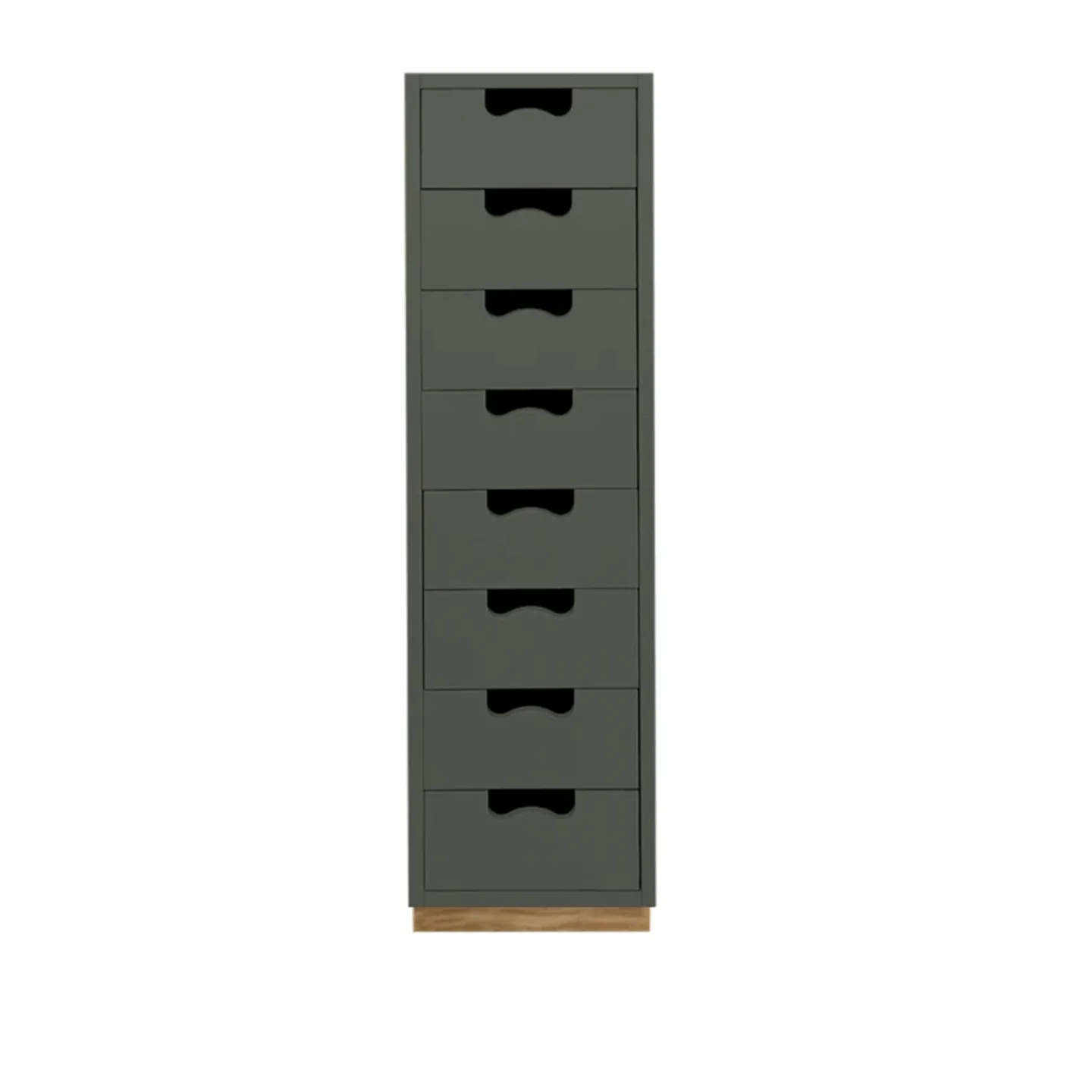 Asplund - Snow Drawer J8 - Green Khaki, Eksockel - Byråer - Thomas Sandell & Jonas Bohlin - Grön - Trä