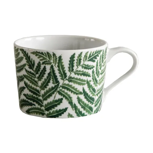 Götefors Porslin Fern Tasse 24 cl Grün