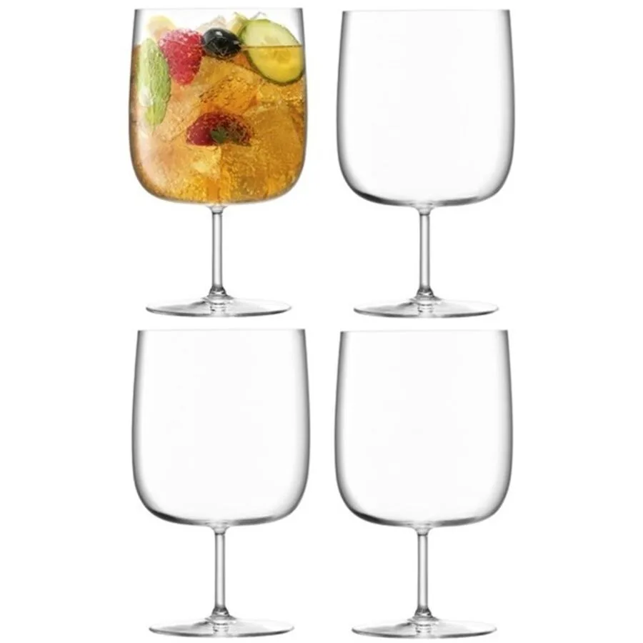 LSA International Biergläser-Set Borough Transparent Glas - Farbe: glasklar